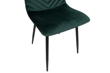 Brie Stol Mörkgrå Sammet - Products - Möbler - Fåtölj & stolar - Matstol & köksstol