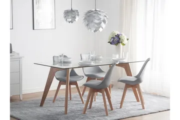 Dakota Ii Stol Set Om 2 St - Grå/Brun - Products - Möbler - Fåtölj & stolar - Matstol & köksstol