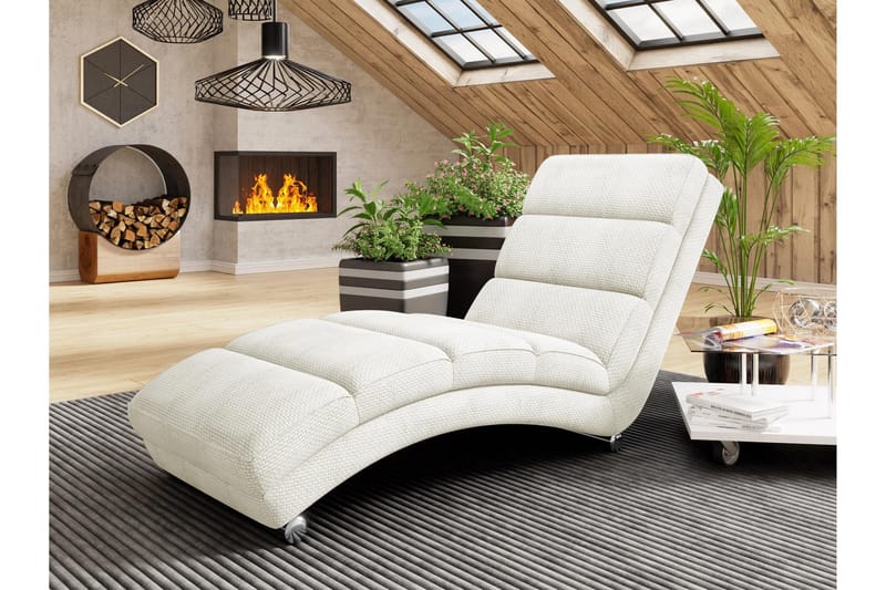 Regalado Liggfåtölj - Vit - Products - Möbler - Fåtölj & stolar - Fåtölj - Liggfåtölj