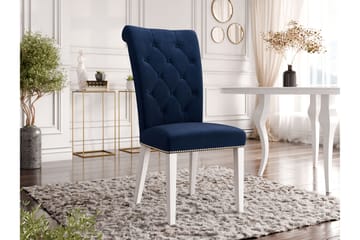 Garvin Matstol - Blå/Vit - Products - Möbler - Fåtölj & stolar - Matstol & köksstol