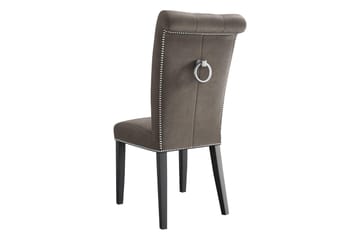 Garvin Matstol - Grå/Svart - Products - Möbler - Fåtölj & stolar - Matstol & köksstol