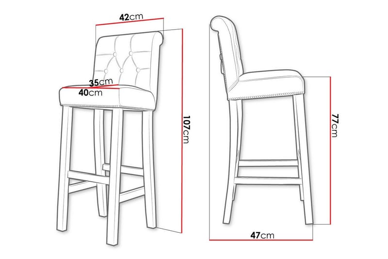 Glenarm Barstol - Products - Möbler - Fåtölj & stolar - Barstol & barpall