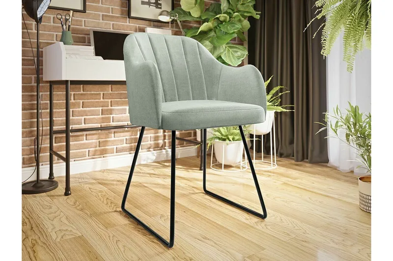 Kintore Matstol - Svart - Products - Möbler - Fåtölj & stolar - Karmstol