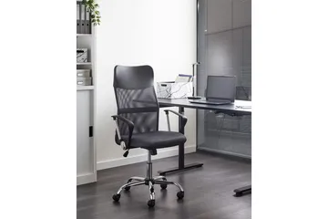 Kontorsstol Design Grå/svart/silver - Grå/svart/silver - Products - Möbler - Fåtölj & stolar - Kontorsstol & skrivbordsstol