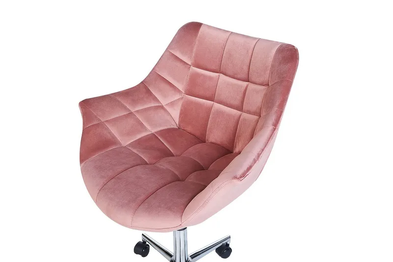 Kontorsstol Labelle Rosa - Rosa - Products - Möbler - Fåtölj & stolar - Kontorsstol & skrivbordsstol