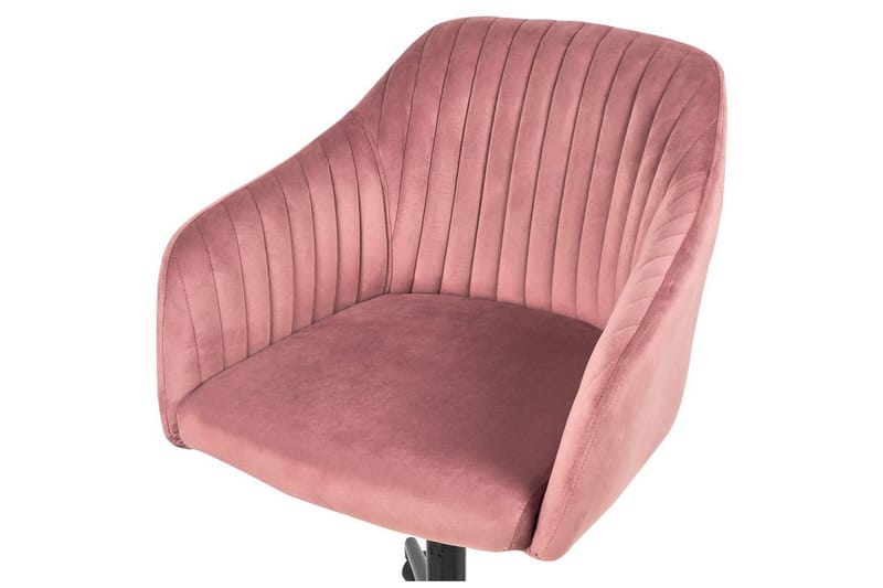 Kontorsstol Venice Rosa/Svart - Rosa/Svart - Products - Möbler - Fåtölj & stolar - Kontorsstol & skrivbordsstol