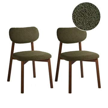 Matstol Mills 2-pack - Brun, Grön - Products - Möbler - Fåtölj & stolar - Matstol & köksstol