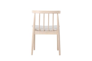 Matstol utan armstöd Peach Flora Dining Chair - Whitewash Legs / Beige Fabric Whitewash - Products - Möbler - Fåtölj & stolar - Matstol & köksstol