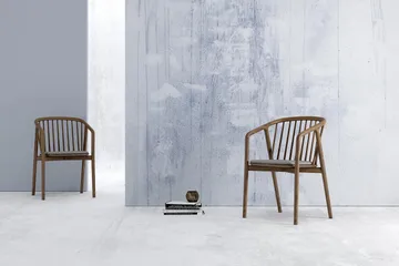 Noira Matstol med Armstöd - Valnöt / Brun - Products - Möbler - Fåtölj & stolar - Karmstol