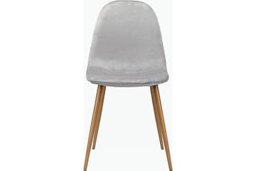 Oktoos Matstol - Grå/Natur - Products - Möbler - Fåtölj & stolar - Matstol & köksstol