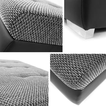 Cerys Fotpall 120 cm - Grå - Products - Möbler - Fåtölj & stolar - Pall & puff - Fotpallar