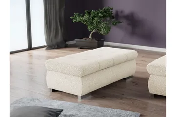 Cerys Fotpall 60 cm - Beige - Products - Möbler - Fåtölj & stolar - Pall & puff - Fotpallar