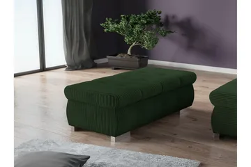 Cerys Fotpall 60 cm - Grön - Products - Möbler - Fåtölj & stolar - Pall & puff - Fotpallar