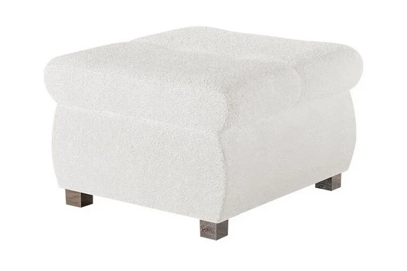 Cerys Fotpall 60 cm, Vit