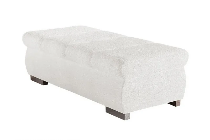 Cerys Fotpall 60 cm, Vit