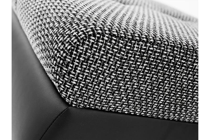 Cerys Fotpall 60 cm - Vit/Mörkgrå - Products - Möbler - Fåtölj & stolar - Pall & puff - Fotpallar