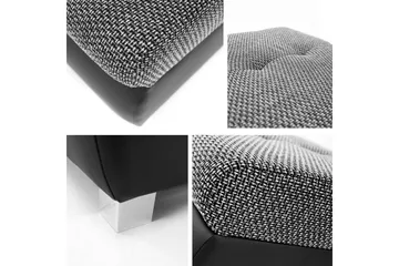 Cerys Sittpuff - Svart - Products - Möbler - Fåtölj & stolar - Pall & puff - Sittpuff