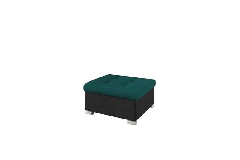 Dynir Fotpall 68 cm, Svart/Grön