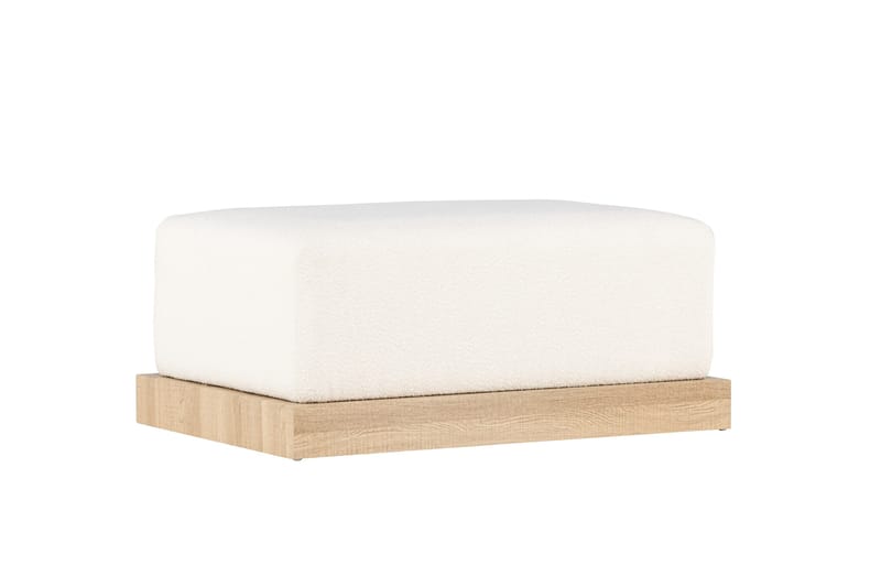 Ivy Fotpall - Vit - Products - Möbler - Fåtölj & stolar - Pall & puff - Fotpallar