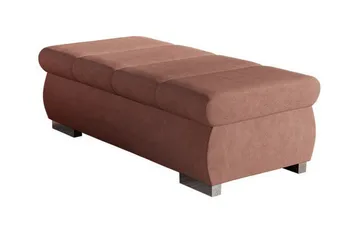 Kintore Fotpall 60 cm Light Brown/Cream - Products - Möbler - Fåtölj & stolar - Pall & puff - Fotpallar