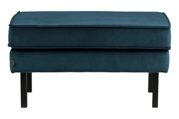 Lissbon Fotpall Sammet - Blå - Products - Möbler - Fåtölj & stolar - Pall & puff - Fotpallar