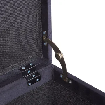 Puff Loretto - Svart - Products - Möbler - Fåtölj & stolar - Pall & puff - Sittpuff