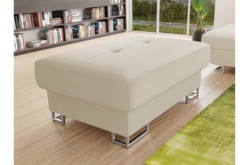 Reginia Fotpall 104 cm - Beige - Products - Möbler - Fåtölj & stolar - Pall & puff - Fotpallar