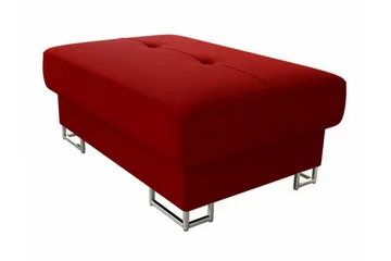 Reginia Fotpall 67 cm Dark red - Products - Möbler - Fåtölj & stolar - Pall & puff - Fotpallar