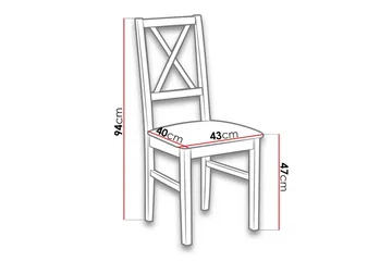 Patrickswell Matstol - Brun - Products - Möbler - Fåtölj & stolar - Matstol & köksstol
