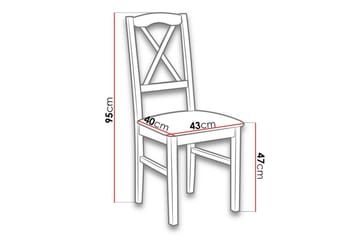 Patrickswell Matstol - Brun - Products - Möbler - Fåtölj & stolar - Matstol & köksstol