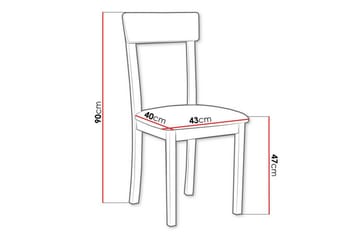 Patrickswell Matstol - Svart - Products - Möbler - Fåtölj & stolar - Matstol & köksstol