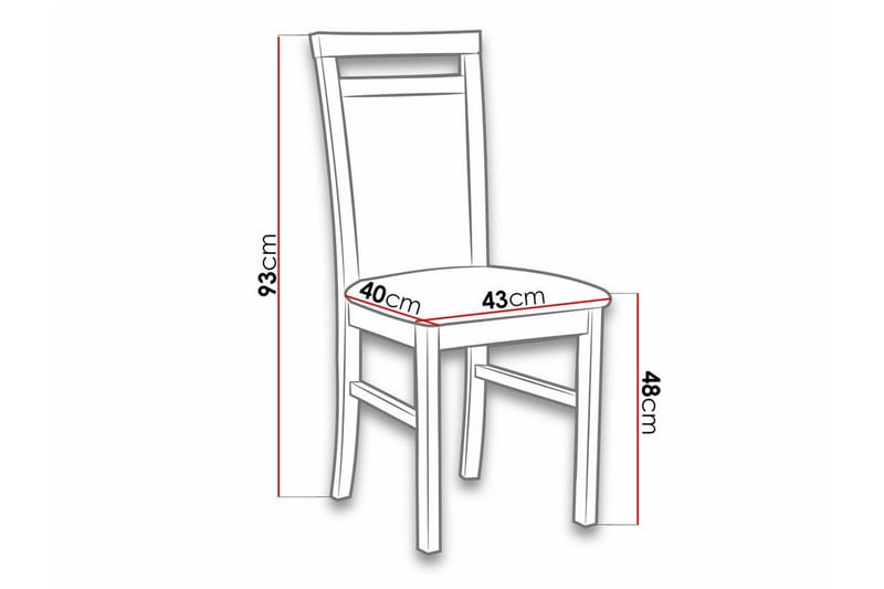 Roma Matstol Black - Products - Möbler - Fåtölj & stolar - Matstol & köksstol