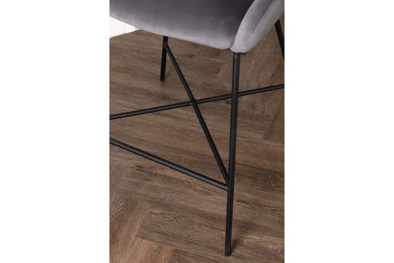 Velvet Barstol - Mörkgrå - Products - Möbler - Fåtölj & stolar - Barstol & barpall