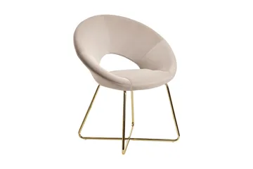 Willowdale Karmstol - Krämvit/Guld - Products - Möbler - Fåtölj & stolar - Karmstol