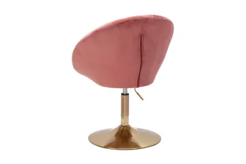 Willowdale Kontorsstol - Mörkrosa/Guld - Products - Möbler - Fåtölj & stolar - Kontorsstol & skrivbordsstol