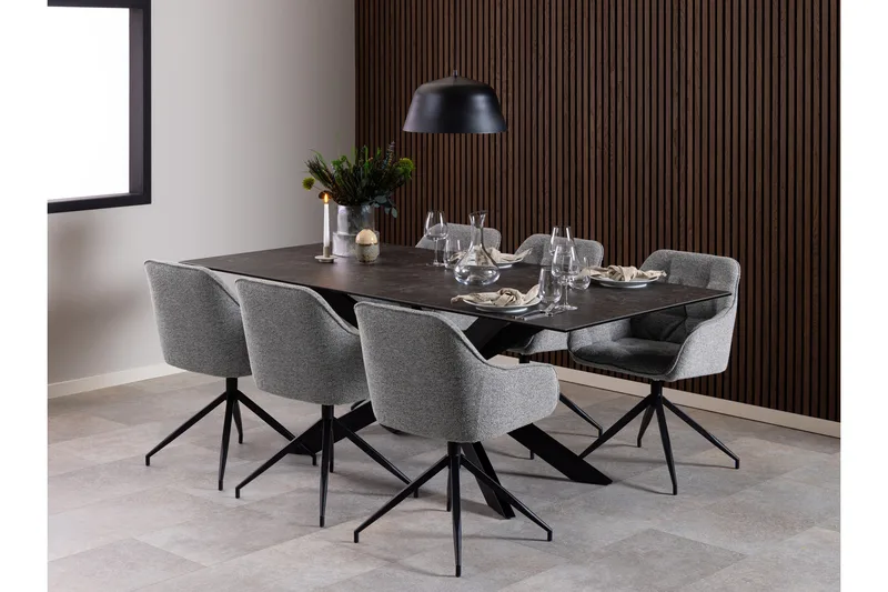 Zabinka Karmstol - Grå - Products - Möbler - Fåtölj & stolar - Karmstol