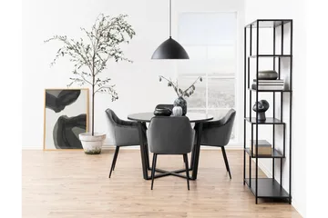 Zabinka Karmstol - Mörkgrå - Products - Möbler - Fåtölj & stolar - Karmstol