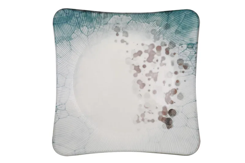 Subatan Tallriksset 24 Delar - Porslin/Flerfärgad - Products - Servering & matlagning - Tallrikar & skålar - Fyrkantiga tallrikar