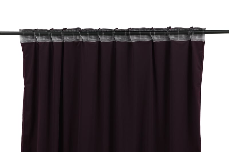 Mary Gardin 135x250 cm - Lila - Products - Textil & mattor - Gardiner - Gardinlängder - Kanallängd