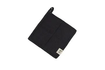 Vide Grytlapp 20x20 cm - Svart - Products - Textil & mattor - Kökstextil - Grytvante & grytlapp