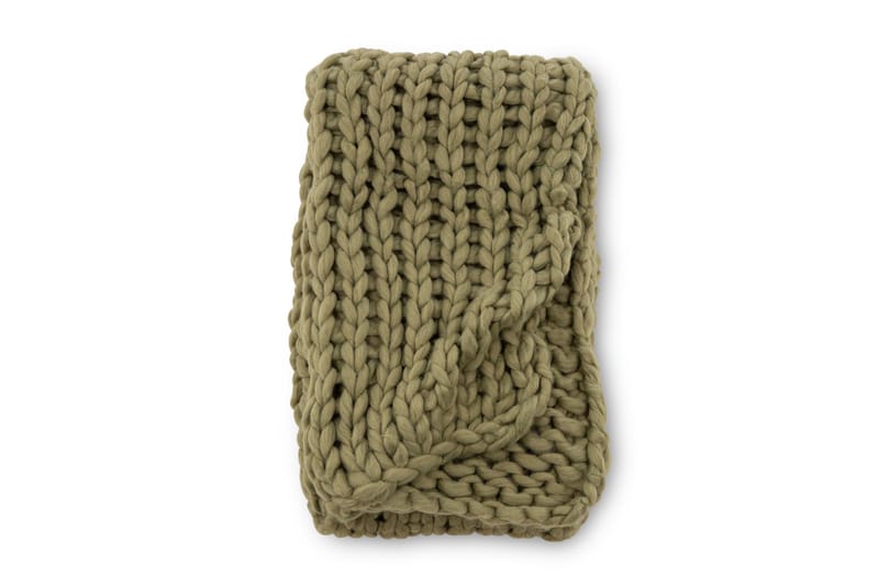 Kate Pläd 130x170 cm - Mörkgrön - Products - Textil & mattor - Filt & pläd