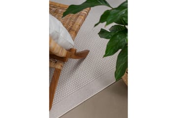 Miami Flatvävd Matta 80x150 cm - Vit - Products - Textil & mattor - Matta - Flatvävd matta