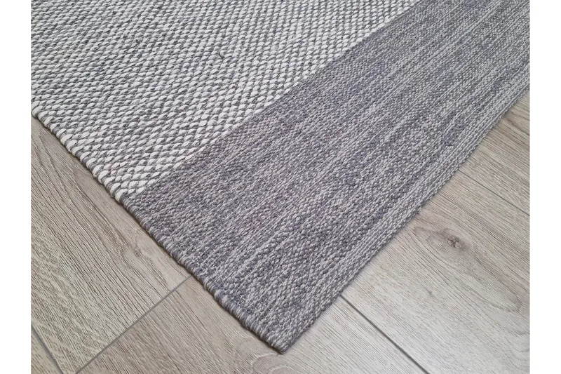 Alva Bomullsmatta 160x230 cm Rektangulär - Grå - Products - Textil & mattor - Matta - Modern matta - Bomullsmatta