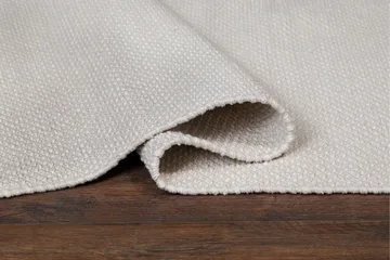 Alva Bomullsmatta 240x240 cm Kvadratisk - Creme - Products - Textil & mattor - Matta - Modern matta - Bomullsmatta