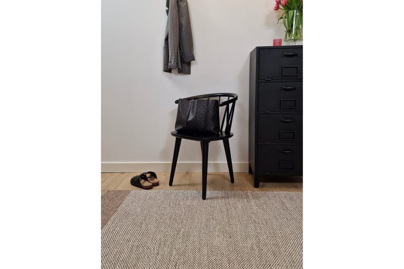 Alva Bomullsmatta 300x300 cm Kvadratisk - Mörkbeige - Products - Textil & mattor - Matta - Modern matta - Bomullsmatta