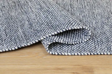 Alva Bomullsmatta 75x150 cm Oval - Blå - Products - Textil & mattor - Matta - Modern matta - Bomullsmatta