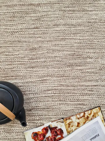 Birka Ullmatta Rund 160 cm - Mörklinne - Products - Textil & mattor - Matta - Modern matta - Ullmatta