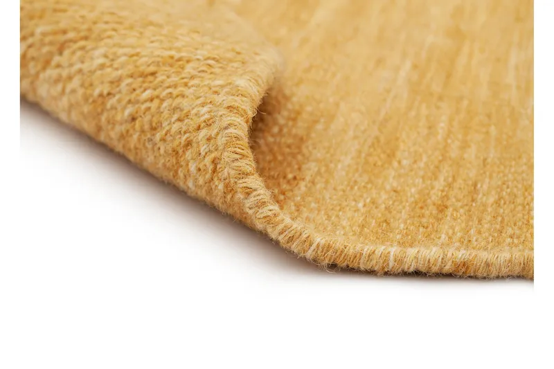 Birka Ullmatta Rund 200 - Ockragul - Products - Textil & mattor - Matta - Modern matta - Ullmatta