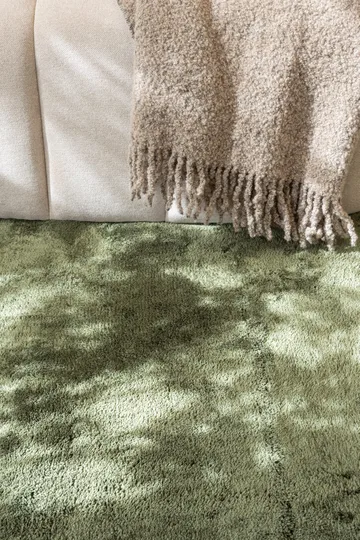 Cozy Ryamatta 160x230 cm Rektangulär - Grön - Products - Textil & mattor - Matta - Modern matta - Ryamatta