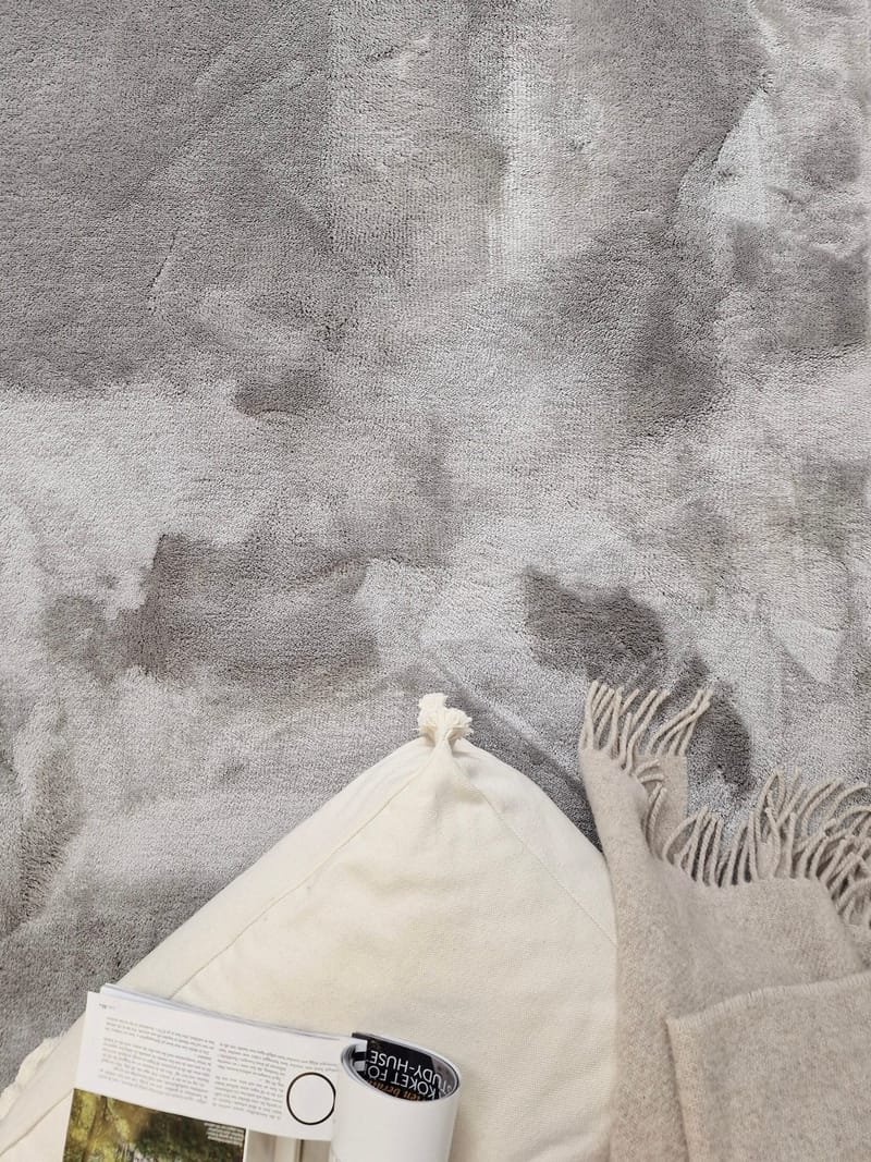 Cozy Ryamatta 160x230 cm Rektangulär - Silver - Products - Textil & mattor - Matta - Modern matta - Ryamatta